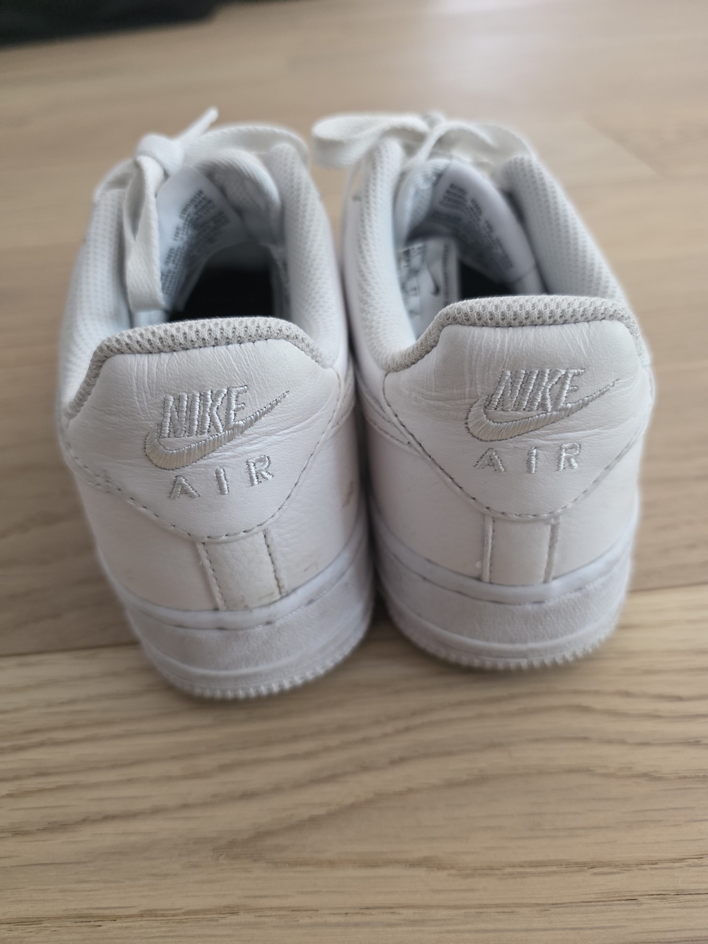 Nike Court Women's All-White Leather Sneakers - Picture 2 of 4